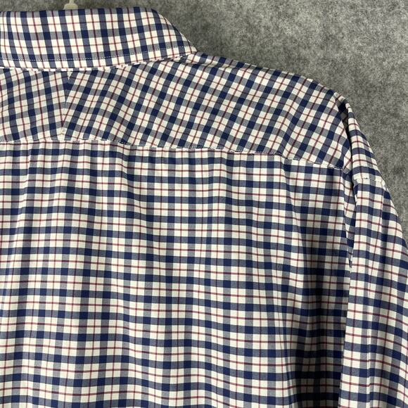 Proper Cloth Shirt Mens 2XLT Plaid Button Up Performance Long Sleeve Stretch - Picture 13 of 14